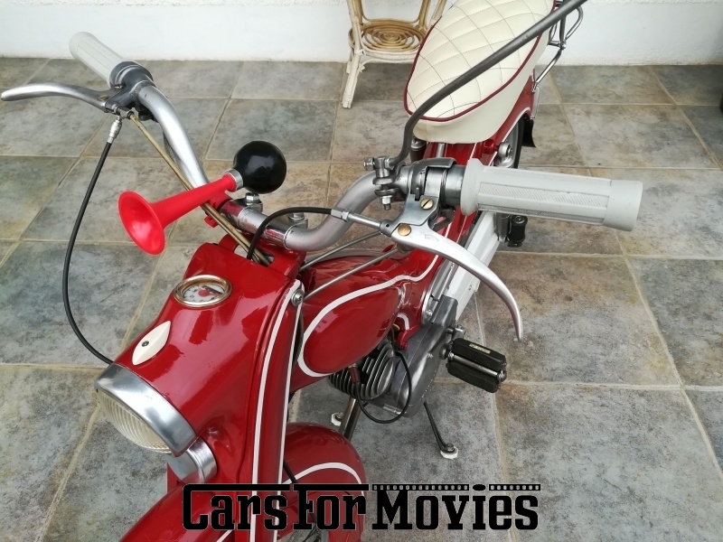 CarsForMovies | DKW Hummel 1960 Deutschland Rot Weiß Zwei- und Dreirad Motorroller außerhalb von Deutschland 3751 Oldtimer